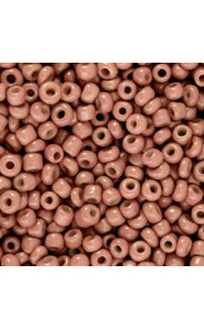 Seed beads 8/0 (3mm) Fired brick brown